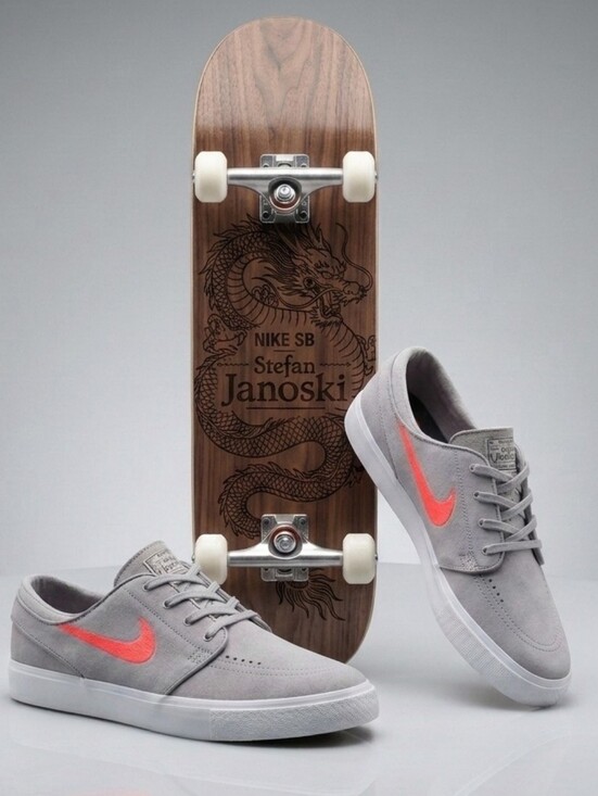 Nike Other - 505 Nike SB Zoom Stefan Janoski RM Atmosphere Grey Crimson Low Top Men's 12